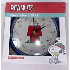 Peanuts Snoopy Sound Clock Plays Linus & Lucy on the Hour (NEW OPEN BOX) H301 - Etsy