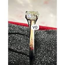 Viraj Gems N Jewel: 1.5CT Lab Created CZ Diamond, VVS1, D, 14K White Gold Solitaire Ring for Women - Walmart.com