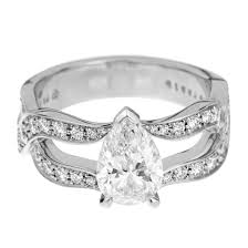 Piaget Jardin Secret Pear Diamond Engagement Ring Sz 6 1/2 ...