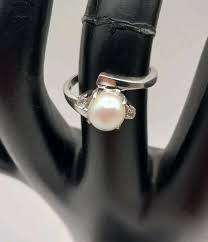 Cream Pearl Ring Fine Rings for sale | eBay