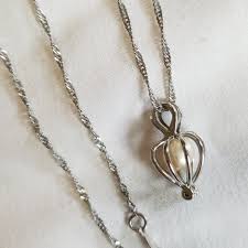 Jewelry | Vintage 18k Pearl Cage Pendant Necklace | Poshmark