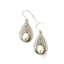 Pearl Earring (5.6 Grams) | Silver Images