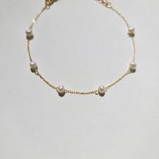 Ariel Freshwater Pearl Bracelet: 14K Gold Vermeil, Sterling ...