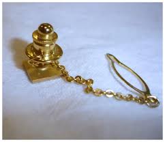 Vintage 18K Gold Letter B - Brunswick Tie Tack. For Sale at Ruby Lane