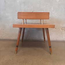 Mid Century End Table 2-Tiered