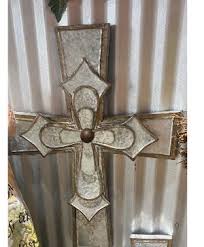 Galvanized Cross Cross in Lonoke, AR - EMILY'S FLOWERS AND GIFTS