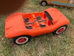 Big Jim Sports Camper with Barbie Orange Corvette | EstateSales.org