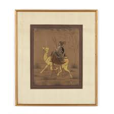 Two Indian Nim Qalam Paintings (Lot 36 - May Estate ...