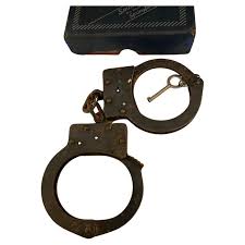 Antique Smith and Wesson Airweight Handcuffs Mod 926 in Original Box and Key at 1stDibs