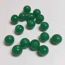 Vintage Japanese Glass Rounds in Jade Green - 35 Pieces ...
