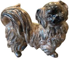 Vintage Ceramic Porcelain Pekingese Dog Figurine Marked Hand Painted Glazed - Etsy Israel