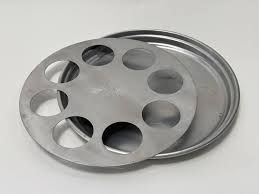 Vintage Silver Rim Pinecone Glasses With Rotating Tray (set ...