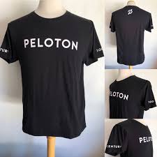 PELOTON CYCLING Official Unisex Century Club 100 Bike Rides T-Shirt Size Large | eBay Australia