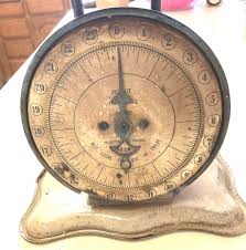 Antique Pelouze Family Scale Deluxe 24 Lbs Scale Made in Chicago | eBay