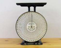 Vintage Parcel Post Rustic Metal Scale (E11201) - Etsy