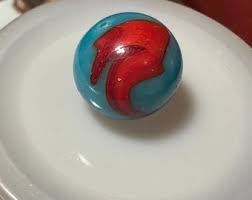 Vintage Peltier Peerless Patch .58 Inch Electric Blue and ...