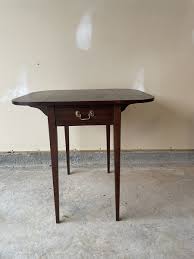 Henkel Harris Solid Mahogany Drop Leaf Pembroke Table | eBay