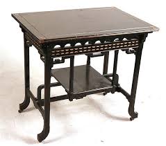 Lot - Aesthetic Movement Ebonized Center Table