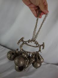 Vintage Penca De Balangandan Metal Charm Amulet Wall Door ...