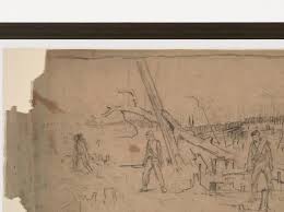 Advance of the Skirmish Line by Winslow Homer 1864 Graphite and Black and White Chalk on Laid Paper Classic Painting Printable Art. - Etsy