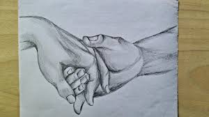 Valentine's Day Drawing With Pencil || How To Draw Two ...