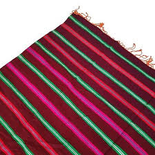 Handmade Moroccan Vintage Wool Rug Pink Red Green Stripes Berber Tribal Carpet | eBay