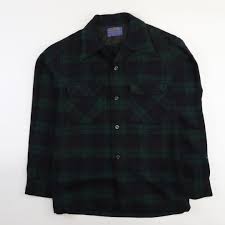 Vintage Pendleton Wool Board Button up Shirt Size Large ...