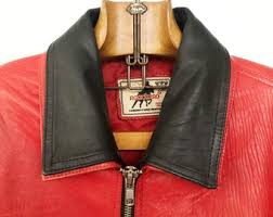 Vintage Leather Varsity Jacket - Etsy