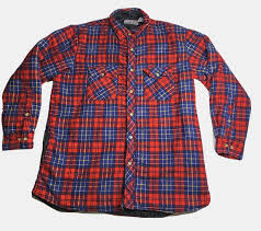 Threads Unlimited Shirt Mens XL Plaid Flannel Long Sleeve Quilt Lined Pockets | eBay