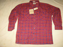 Saucatuck Dry Goods Flannel Shirt NEW Men's Large Guys Button Down Western Plaid | eBay
