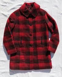 $549 PENDLETON US Women's S Red Black Plaid Wool Insulated ...