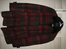 Pendleton Red Plaid Car Coat Men's M/ M42 Vintage Excellent ...
