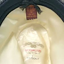 Stetson Fedora by Kensington Tweed Hat Wool Plaid Grey 6 34 Gray VTG Vintage | eBay