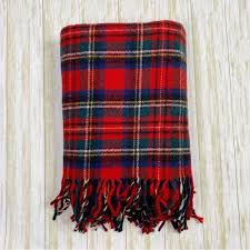 Pendleton | Bedding | Pendleton Red Blue Green Plaid 0 Wool ...