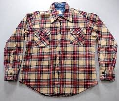 Aventura Men's Shirt Red Brown Size L Wool Blend Flannel ...