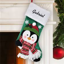 Embroidered 3D Character Stocking | Christmas Decor ...