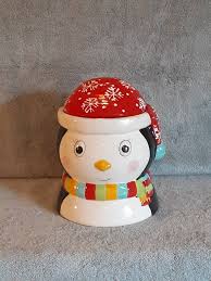 Cookie Jar - Penguin Cookie Jar - Treat Jar - Christmas ...