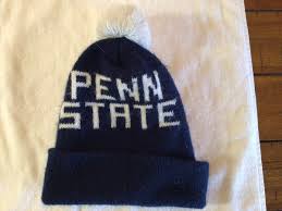 Vintage Penn State Nittany Lions Pom Pom Beanie Winter Ski Knit Hat PSU | eBay