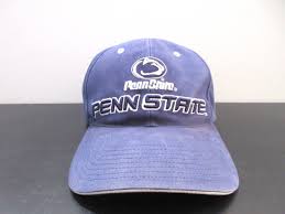 VINTAGE Penn State Nittany Lions Hat Cap Strap Back Blue ...