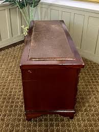 Early Bespaq / Fantastic Merchandise Leather Topped Mahogany ...