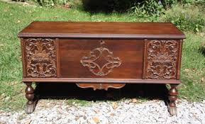 Vintage Standard Line Art Deco Jacobean style Walnut and ...