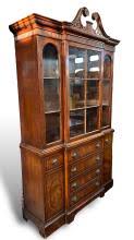 Sold at Auction: Berkey & Gay Mahogany China Cabinet & Table.
