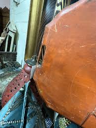 Large Chinoiserie Tole Relief Wood Tray | Chairish