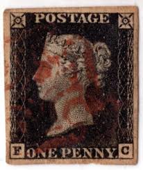 U.K. G.B. S.G. #1 RED CANCEL NEAT FOUR MARGINS NICELY CENTERED | eBay