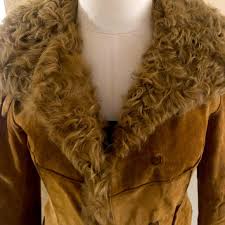 Express | Jackets & Coats | Express Leather Suede Curly Lamb Wool Trim Jacket Xs | Poshmark