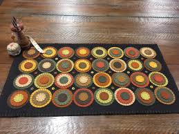 Harvest Gatherings Kit -PRE-CUT Penny Rug - Etsy