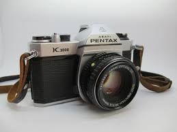 Pentax K1000 35mm SLR Film Camera w 50mm PK Mount Manual ...