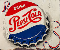 Original 1950s Pepsi Cola DRINK PEPSI COLA Single Dot With ...