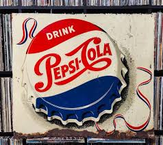 Original 1950s Pepsi Cola DRINK PEPSI COLA Single Dot With ...