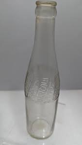 Vintage 1940s Duraglas Embossed Vertical Wave Clear Glass Pepsi Cola Bottle | eBay
